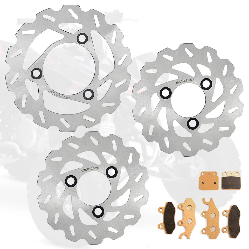 Pastillas rotores disco freno delantero trasero para Suzuki Quadracer 450 LTR450 2x4 2006-2011 Foto 1 de 4