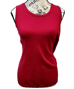 CHICO'S red floral blouse- size 0 - Picture 1 of 4