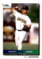 1996 Beloit Snappers Team Issue #20 Mickey Lopez Miami Florida FL Baseball Card