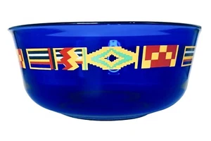 Arcoroc France KENTE African Heritage Tischplatte Kobaltblau 8 7/8" Servierschale - Bild 1 von 6