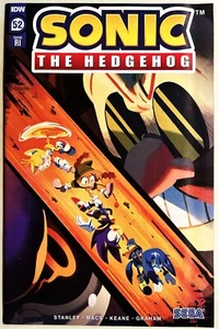 SONIC The HEDGEHOG Comic Book IDW #52 Cover RI August 2022 Bagged ~ Boarded NEW - Picture 1 of 3