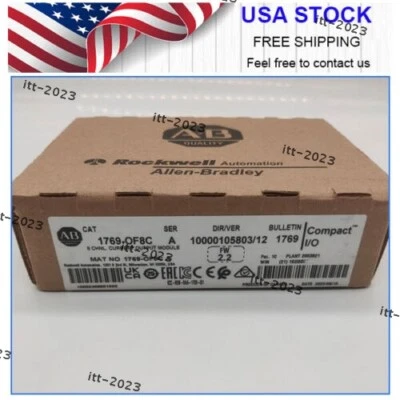 Nuevo módulo de corriente de A/S CompactLogix 8 Pt sellado de fábrica AB 1769-OF8C/A CompactLogix 1769OF8C Foto 1 de 3