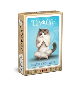 Yoga Cats Playing Cards - Picture 1 of 9