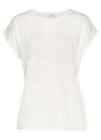 T-shirt femme à manches courtes structuré en tricot Haut Chemise UK 10/12 EU 36/38
