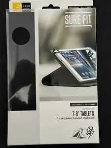 Case Logic SureFit UFOL-208 Universal Folio Case Cover Black for 7-8" Tablets - Picture 1 of 3