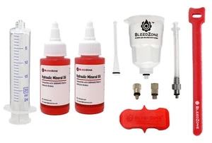 Kit de purga para frenos hidráulicos Zoom con aceite mineral y embudo - ¡Elige tu kit! - Imagen 1 de 3