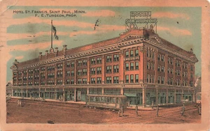 VINTAGE ST PAUL MN POSTCARD HOTEL ST FRANCIS 1926 111522 R - Picture 1 of 2