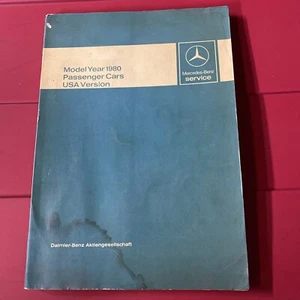 Mercedes-Benz Service Manual Model Year 1980 Passenger Cars Book - Picture 1 of 11