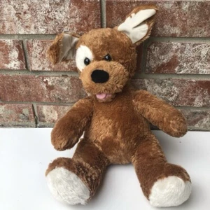 Build a Bear Plush Puppy Dog 11” Sitting Stuffed Animal Spotted Eye 5/10 1005820 - Picture 1 of 7