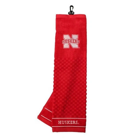 Nebraska Cornhuskers 16"x22" Embroidered Golf Towel [NEW] NCAA Golfing Cotton Cover