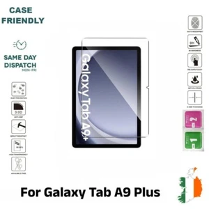 For Samsung Galaxy Tab A9 Plus Tempered Glass Screen Protector Saver New - Zdjęcie 1 z 10