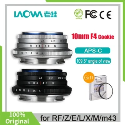 Laowa 10mm F4 Ultra Wide-Angle APS-C Cookie Lens for Canon Nikon Sony Fuji Leica - Image 1 of 4