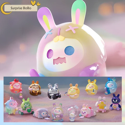 F.UN ShinWoo The Lonely Moon Space Ghost Bunny Series Blind Box Confirmed Figure Cover