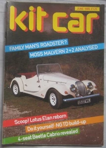 Kit Car magazine June 1985 featuring Moss Malvern, Libra King Cobra - Picture 1 of 6