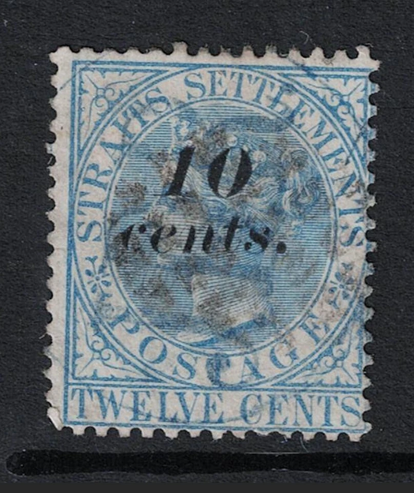 Straits Settlements SG# 45 Usado Ultramarino - S20259 - Imagem 1 de 1