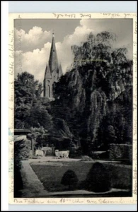 HANSTEDT Lüneburger Heide 1955 AK Partie an der Kirche - Picture 1 of 1