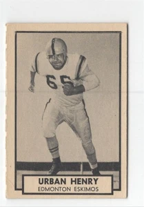 1962 Topps CFL URBAN HENRY #45 - Picture 1 of 2