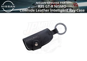 NISSAN Genuine R35 GT-R NISMO Cowhide Leather Intelligent Key Case JDM Japan - Picture 1 of 12