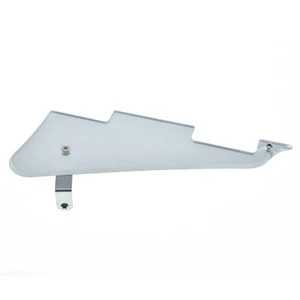 Silver Mirror 1 Ply LP Guitar Pickguard with Chrome Stainless Steel Bracket a... - Picture 1 of 5