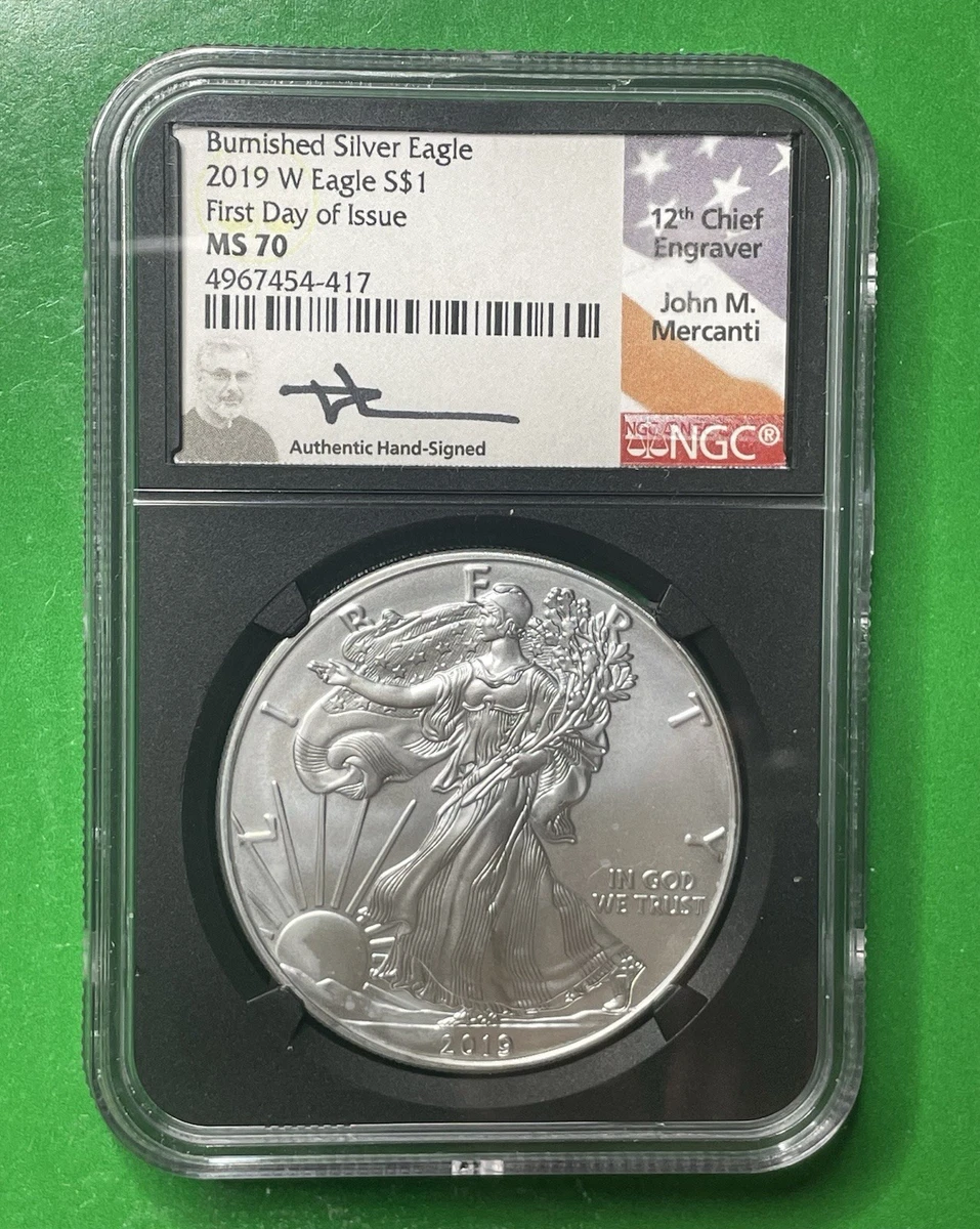 2019 American Eagle MS 70 Graded Silver Bullion Coins for sale | eBay