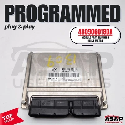 ⚡ PROGRAMADO PLUG & PLAY ECM ECU 1.8T VW VOLKSWAGEN PASSAT 2003-2005 4B0906018DA Foto 1 de 4