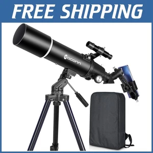 Easy-to-Use 80mm Astronomy Telescope with Mobile Adapter - Picture 1 of 10