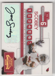 2002 Contenders Round Numbers Gold Josh Scobey Chester Taylor Auto /60 RC