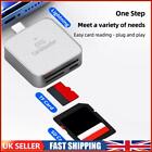 2-in-1 for SD TF Card Reader Data Converter for Type-C Phone (Type-c Silver)