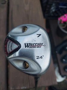 WARRIOR GOLF Stainless Steel 24* 7 Wood RH Men's 42" Long Drive Graphite Shaft - Picture 1 of 7
