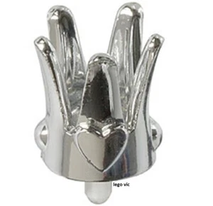 Lego x250 Crown Chrome Silver Mini Couronne Argent Belville Harry Potter - A18 - Foto 1 di 1