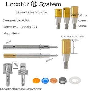 Herramientas dentales tapas masculinas e implante sobredentadura pilar para sistema localizador Mega Gen - Imagen 1 de 143