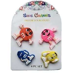 Schuh Charms 4 Stück Set M&M Candy Schuh Charms - Bild 1 von 2