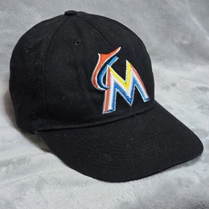 Miami Marlins Mütze Kappe Strapback schwarz Team MLB OC Sport offizielles Logo - Bild 1 von 7