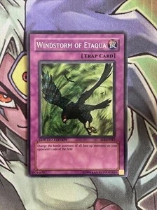 SOI-ENSE3 Windsturm von Etaqua Secret Rare Limited Edition NM Yugioh Karte - Bild 1 von 2