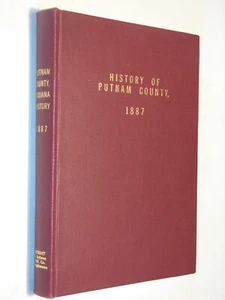 Biographical Historical Record Putnam County, Indiana 1887 reprint Greencastle - Picture 1 of 4