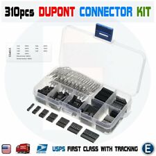 310pcs Set Dupont Wire Jumper Pin Header Connector Housing Kit Male Female Pin