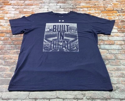 Atlanta Braves Under Armour  Shirt Adult Large Blue Baseball MLB Tee Mens - Image 1 of 4