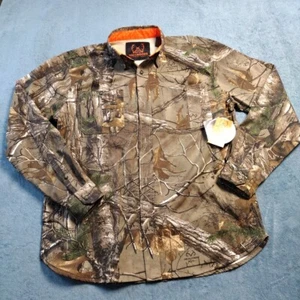 Tallwoods Element Long Sleve Button Up Camo Shirt MEN'S Size Large RealTree - Picture 1 of 14