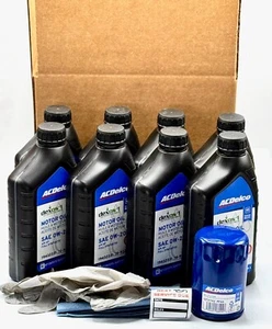 Oil Change Kit 14-25 Silverado 1500 5.3L V8  Acdelco Dexos1 0W-20 8qt / PF63 - Picture 1 of 3