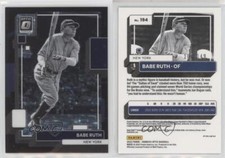 2022 Panini Donruss Optic Black Stars Prizm /149 Babe Ruth #194 HOF