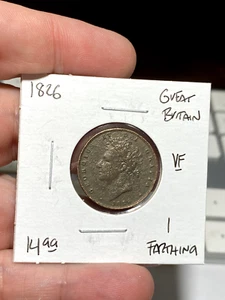 1826 Great Britain 1 Farthing - Picture 1 of 2