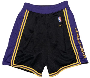 Vintage Nike NBA Los Angeles Lakers Black/Purple/Gold Men’s Large Shorts - Picture 1 of 5