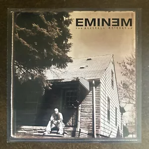 2 Promo Eminem LP FLAT POSTER rap hip hop Marshall Mathers LP Dr. Dre D12 - Picture 1 of 4