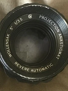 Revere 888 - Proiettore - Obiettivo di ricambio - 5" f/3.5 - Wollensak - Anastigmatico - Foto 1 di 4