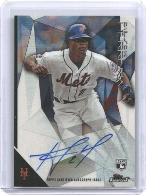 DILSON HERRERA 2015 FINEST #FA-DH AUTOGRAPH RC AUTO *NEW YORK METS* FAST SHIP - Image 1 of 2