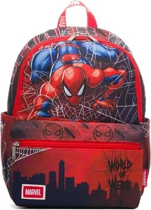 Wondapop Marvel Spiderman 13" Deluxe Nylon Daypack Miles School Backpack - Picture 1 of 9