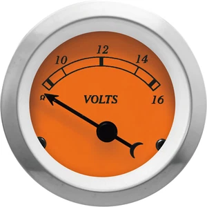 MOTOR METER RACING Classic 52mm 2-1/16" Electrical Volt Meter Gauge 8 ~ 16V - Picture 1 of 5