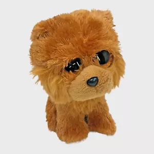 Juguete de peluche TY Beanie Boos Barley Chow perro 6 pulgadas ojos brillantes - Imagen 1 de 12