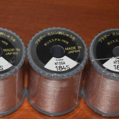 Polyester 50 Brother Embroidery Thread 184 DK Cafe Au Lait 328 yards! - Image 1 of 3