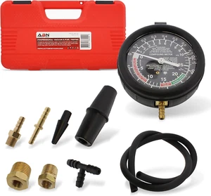 ABN Car Vacuum and Fuel Pump Tester Gauge Kit – Fuel Pump Pressure & Vacuum - Picture 1 of 12